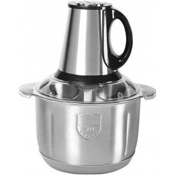 مفرمة طعام كهربائية من جوترندز بسعة 3 لتر مع شفرات ثنائية المستوى و3 مستويات للسرعة، محضر طعام بقوة 800 واط لتقطيع اللحوم والخضروات والفواكه والمكسرات،