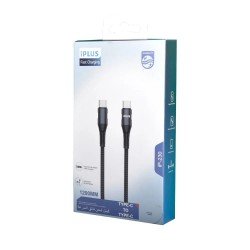 كيبل شحن تاب سي PD قماش يدعم الشحن السريع من شركة الوكيل الشامل IPLUS كيبل شحن تاب سي PD قماش يدعم الشحن السريع من شركة الوكيل الشامل IPLUS