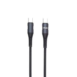 كيبل شحن تاب سي PD قماش يدعم الشحن السريع من شركة الوكيل الشامل IPLUS