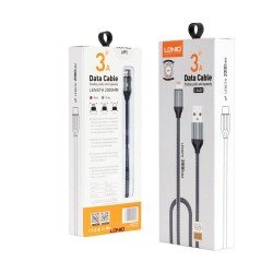 كيبل ايفون مترين قماش ضد القطع LDNIO LS432